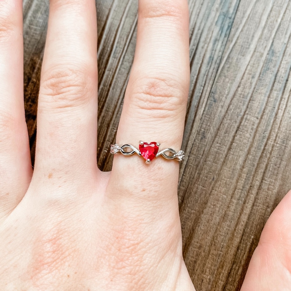 Pink Heart Ring